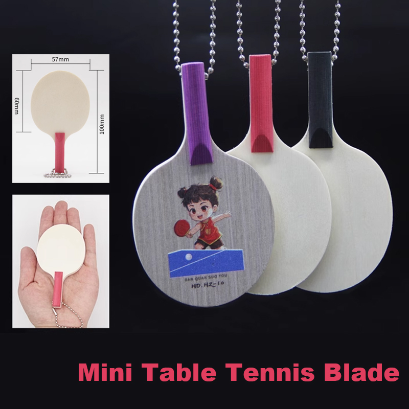 Badminton League - Miniature Kids Table Tennis Blade Keychain