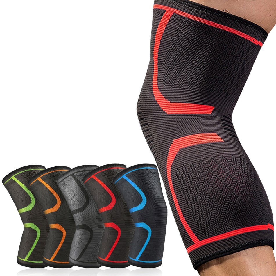 Knee Brace Badminton - WOSWEIR-1 PC Elastic Knee Pads Nylon