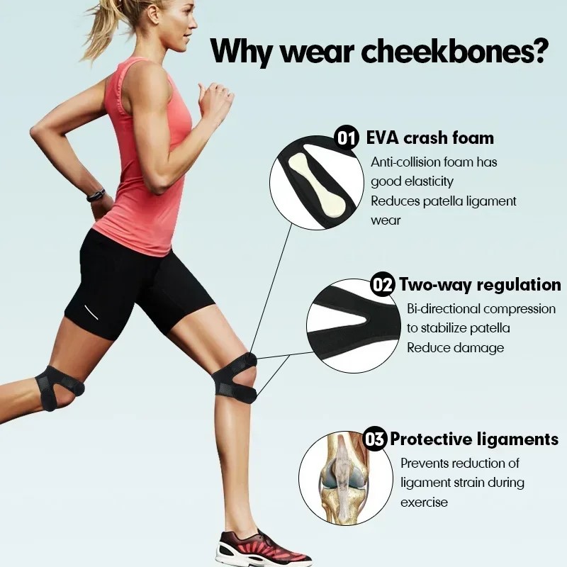 1PC Pressurized Knee Wrap Slee - Knee Brace Badminton 评论和价格