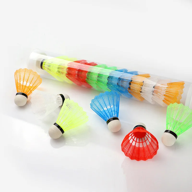 12 Pcs/Set Colorful Shuttlecoc - Badminton League 评论和价格