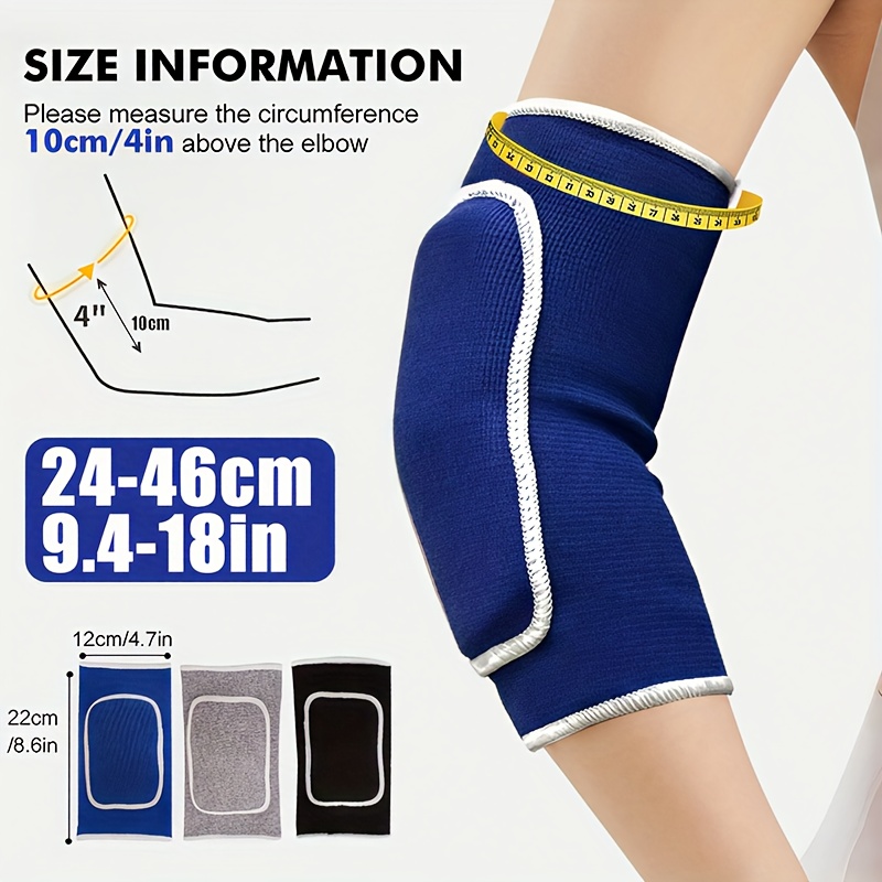 1pair Elastic Elbow Pads Thick - Knee Brace Badminton 评论和价格