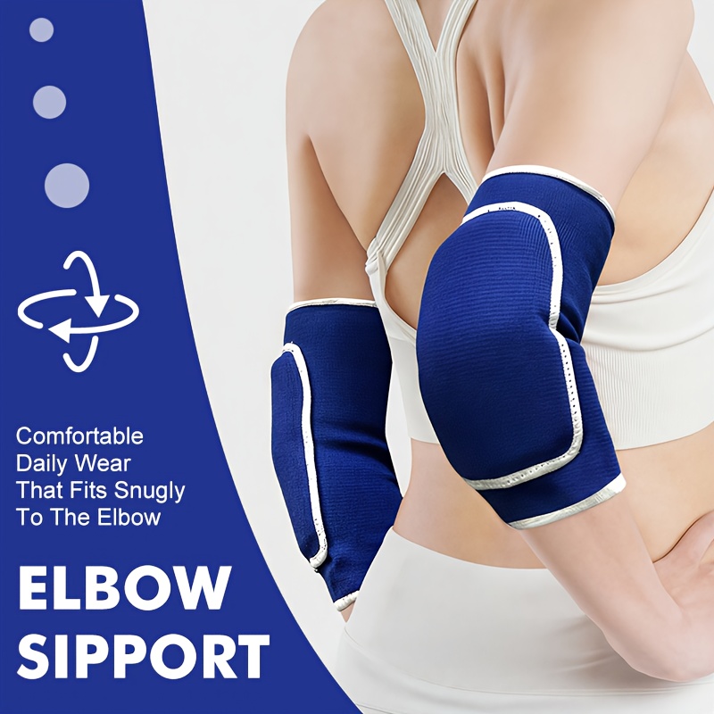 1pair Elastic Elbow Pads Thick - Knee Brace Badminton 评论和价格