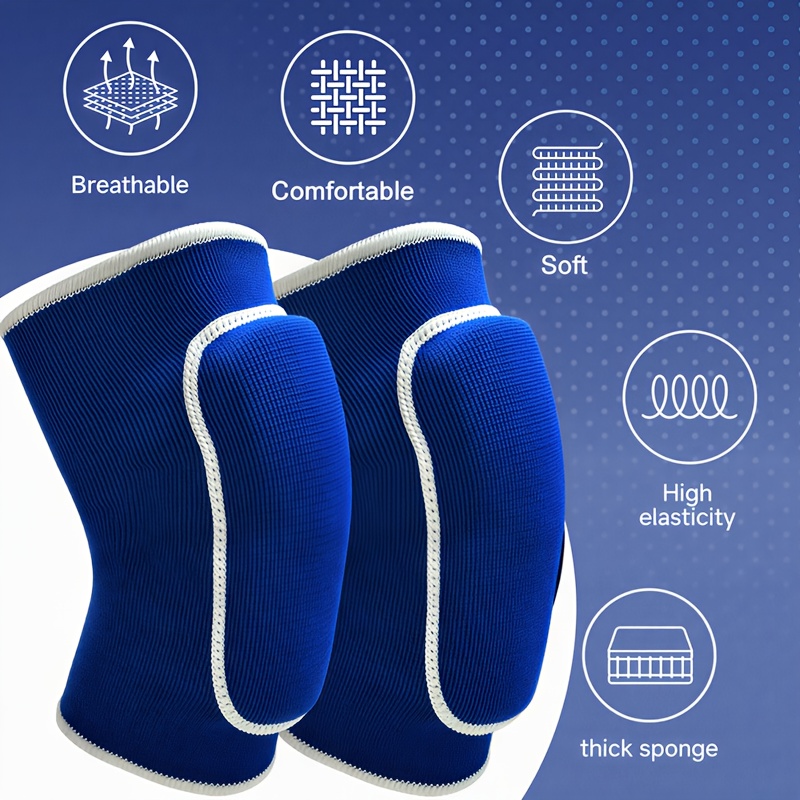1pair Elastic Elbow Pads Thick - Knee Brace Badminton 评论和价格