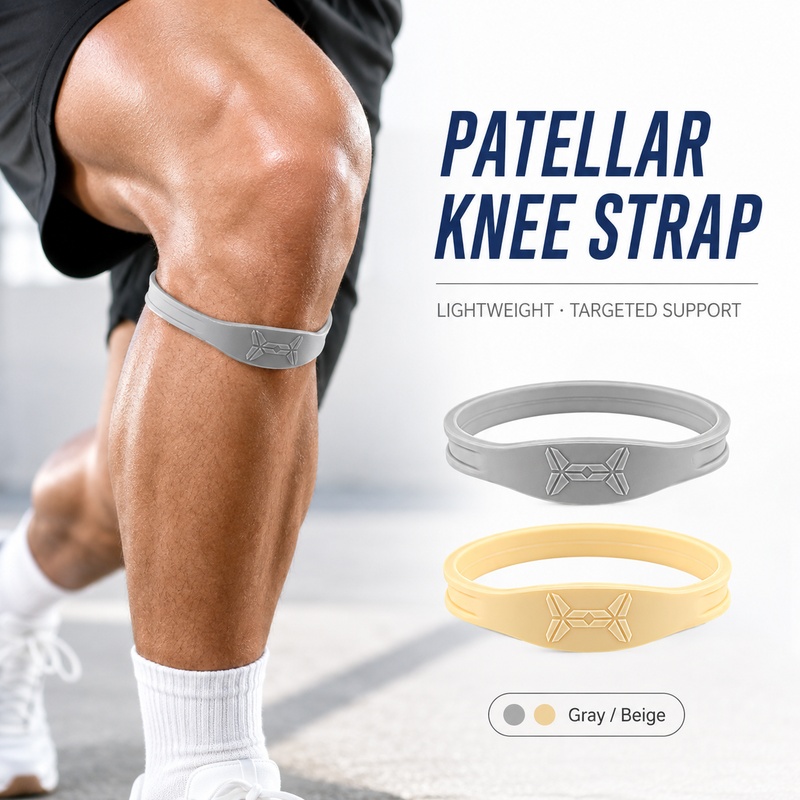 Patellar Knee Strap With Press - Knee Brace Badminton 评论和价格