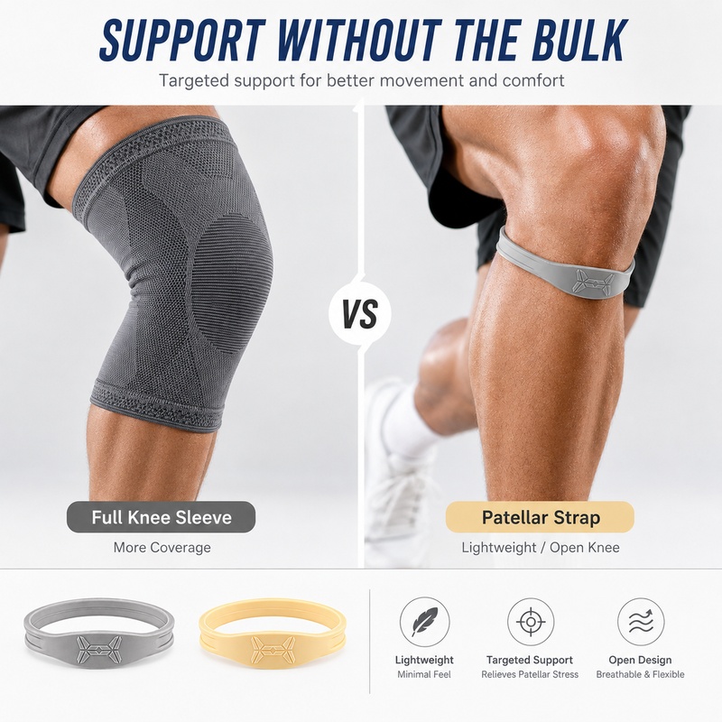 Patellar Knee Strap With Press - Knee Brace Badminton 评论和价格