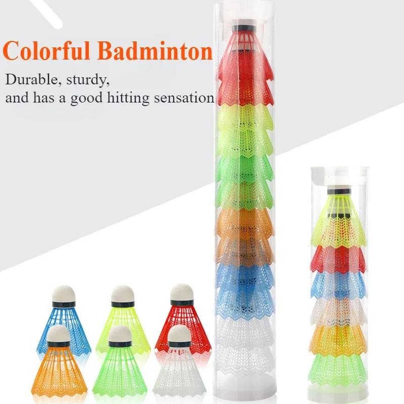 12 Pcs/Set Colorful Shuttlecoc - Badminton League 评论和价格