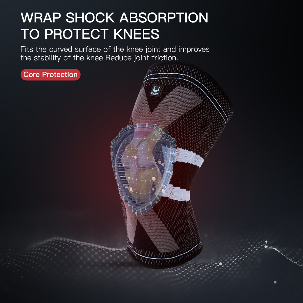 Vilico Fitness Knee Pads Silic - Knee Brace Badminton 评论和价格